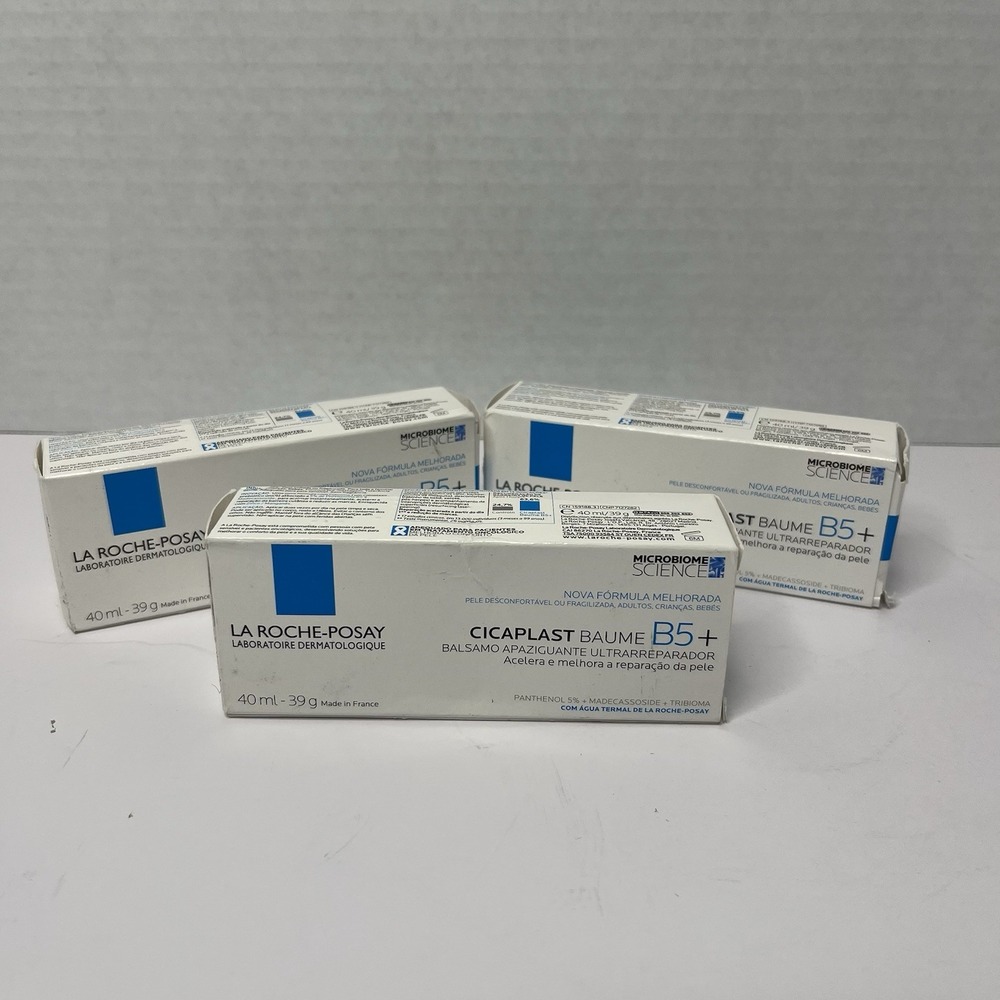 La Roche Posay Cicaplast Baume B5+ 40ml 3 Pack Exp 09/26 Repair Balm